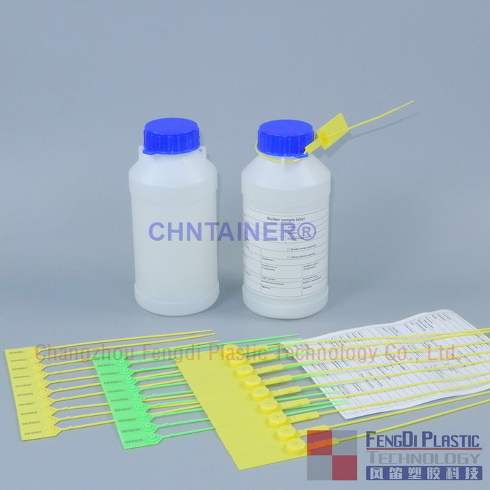 زجاجات أخذ عينات HDPE طبيعية سعة 34 أونصة